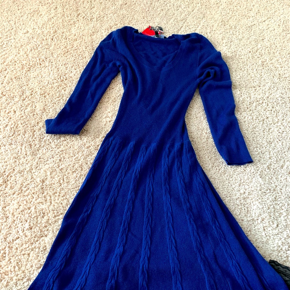 NWT Thakoon Blue Sweater Dress